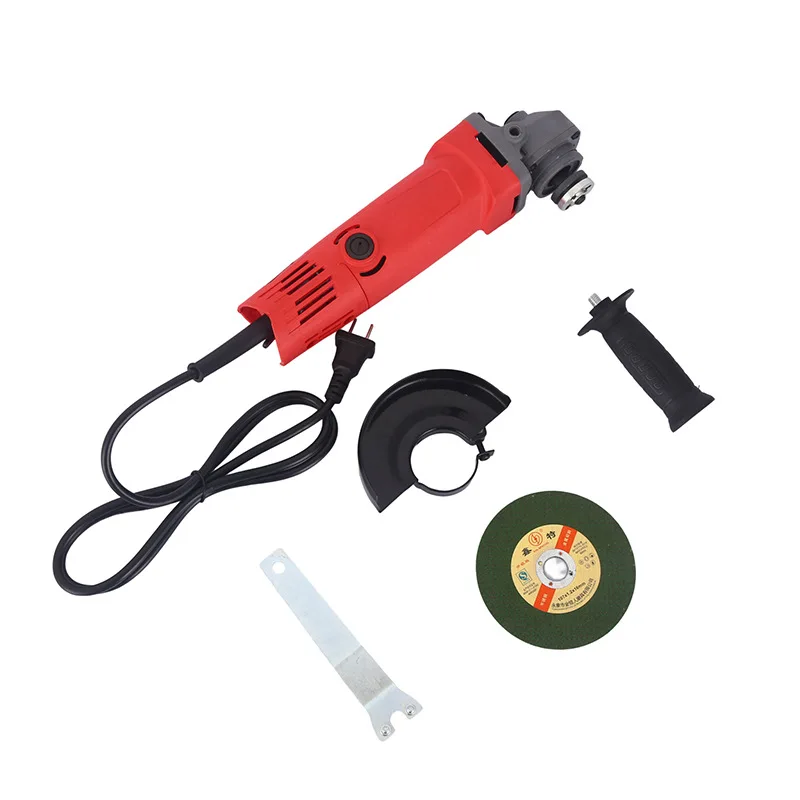 220V Angle Grinder 125mm Angular Power Tools Portable Ceramic Tile Cutting Metal Polishing Machine Iron Rust Polisher