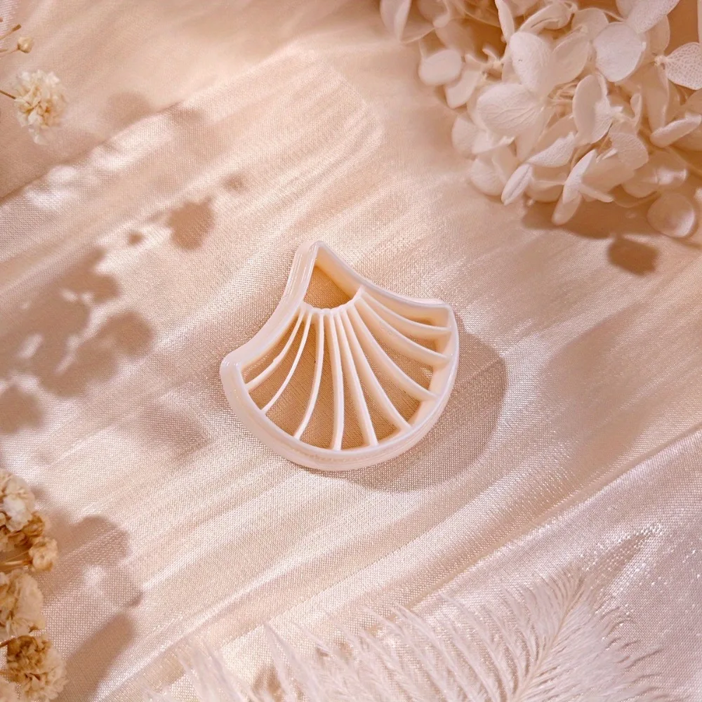 Fan Teardrop Ornate Polymer Clay Cutters Plastic Clay Earring Cutter DIY Jewelry Mold Vintage Earring Making Accessories
