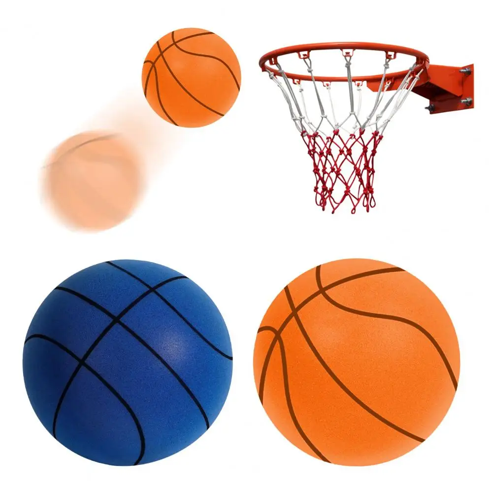 Silent Basketball for Indoor Training Noiseless Foam Basketball Dribbling Ball Quiet Bounce Basketball