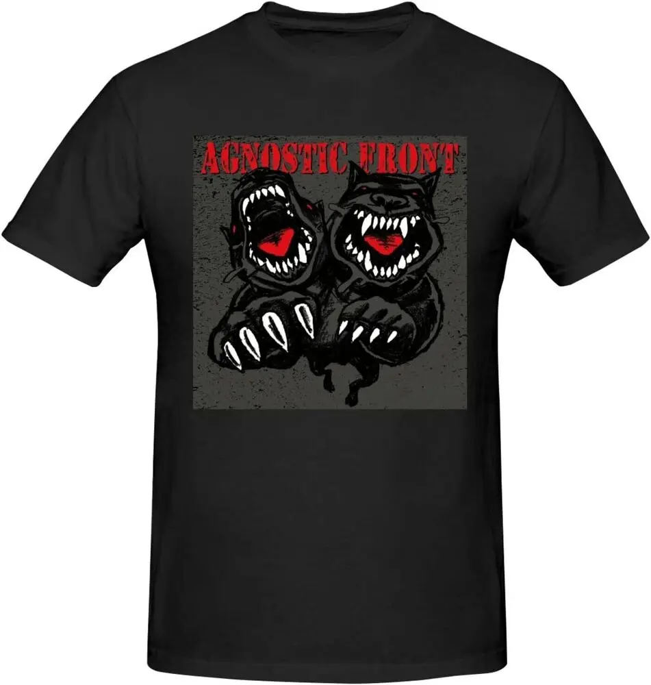 Agnostic Front Short Sleeve T-Shirt Classic Crew Neck Casual