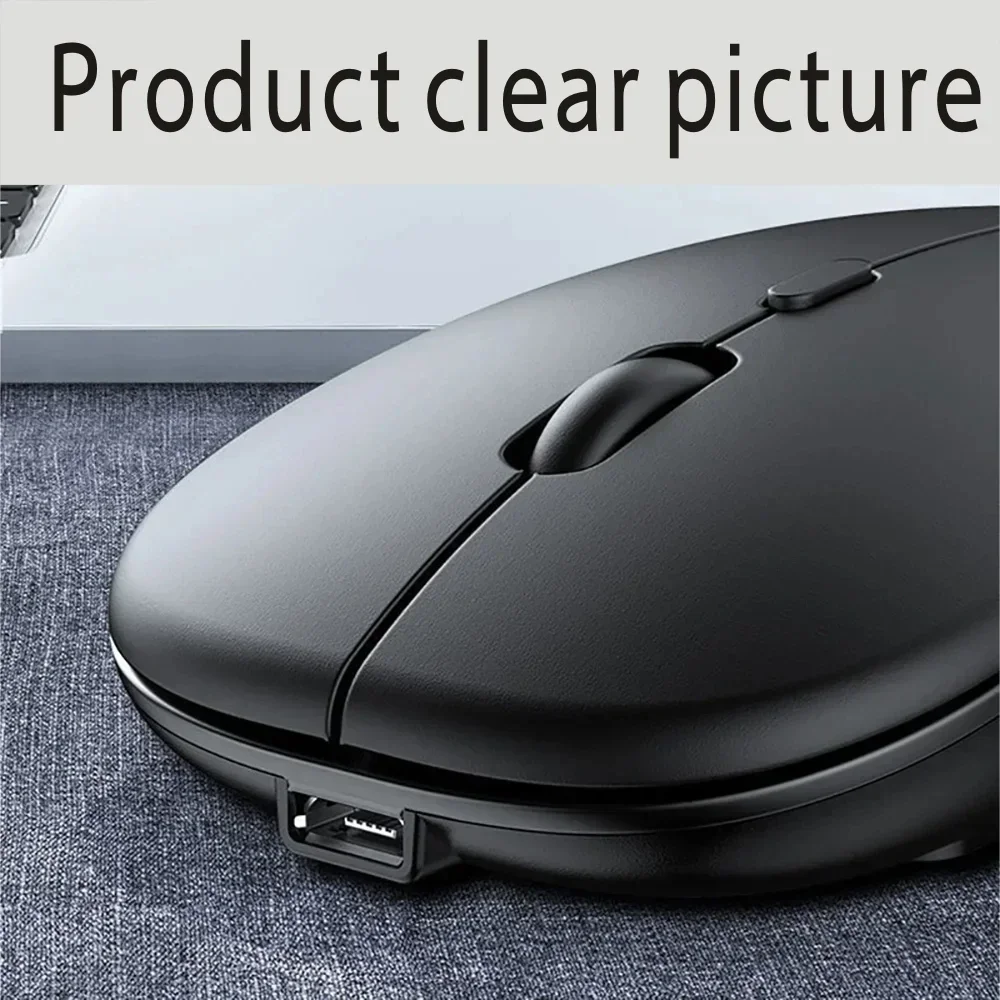 Computer Wireless USB Mouse Bluetooth ricaricabile Dual Mode 5.0 con Mouse Desktop Gamer da ufficio per PC Laptop