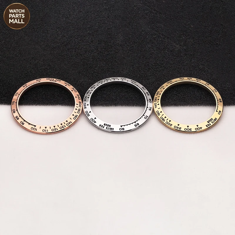Gold Plated Watch Bezels For RLX DN-T 116503, 116505, 116509 Generic Watch Parts Aftermarket Accessories