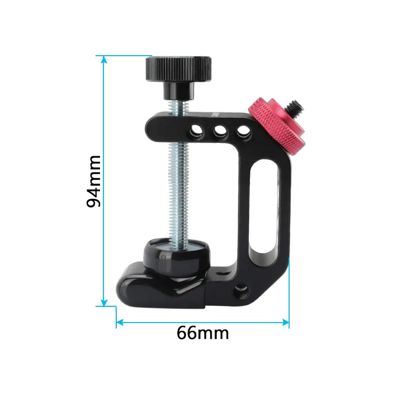 CAMVATE Universal C-Clamp Support Clamps With 1/4"-20 Thread Screw Mount For Microphone/Monitor/Flash/Video Light/LCD Mounting