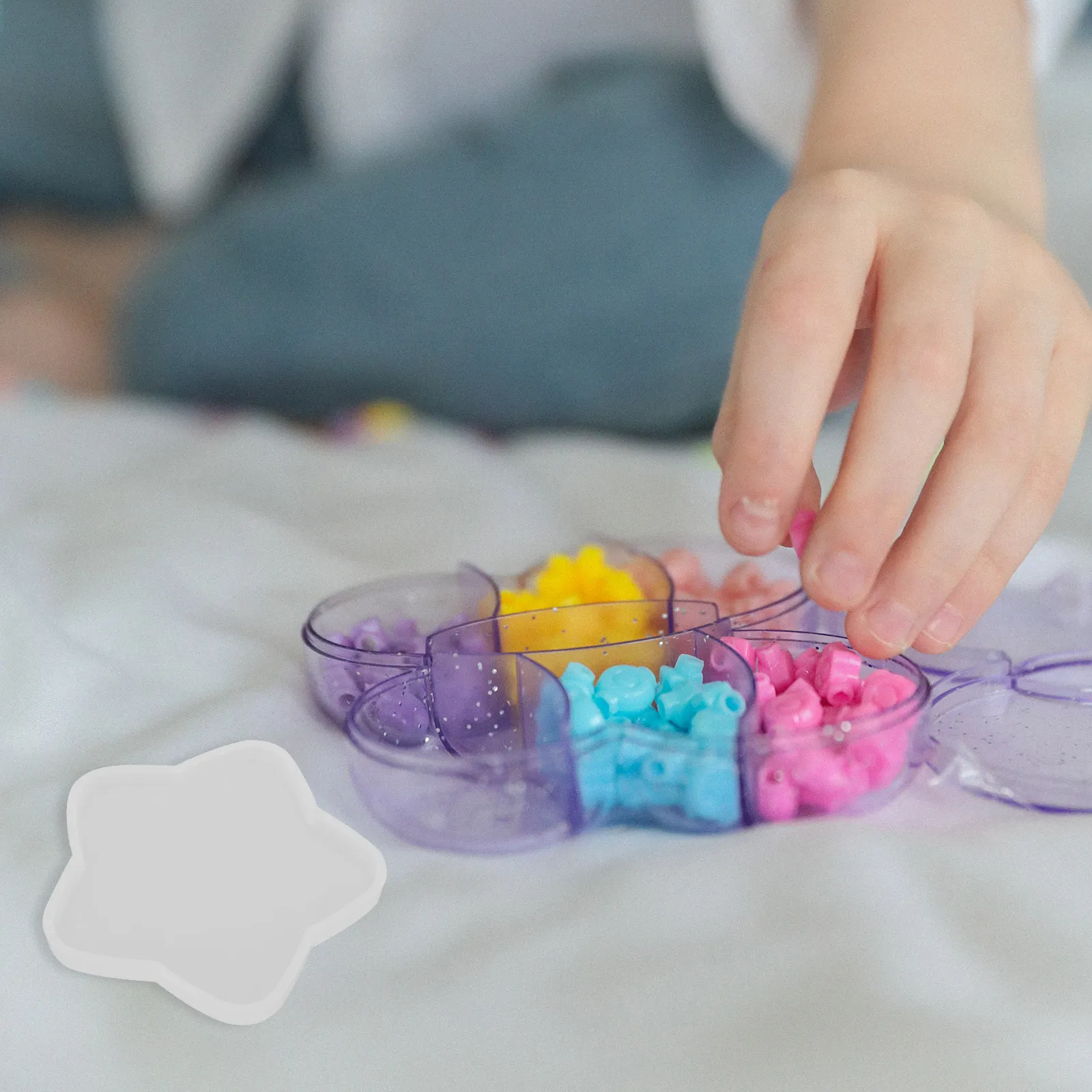 1Set DIY Silicone Mirror Molds Crystal Epoxy Mold Kit Lens Included for Unique Handmade Mirror Crafting and Decoration