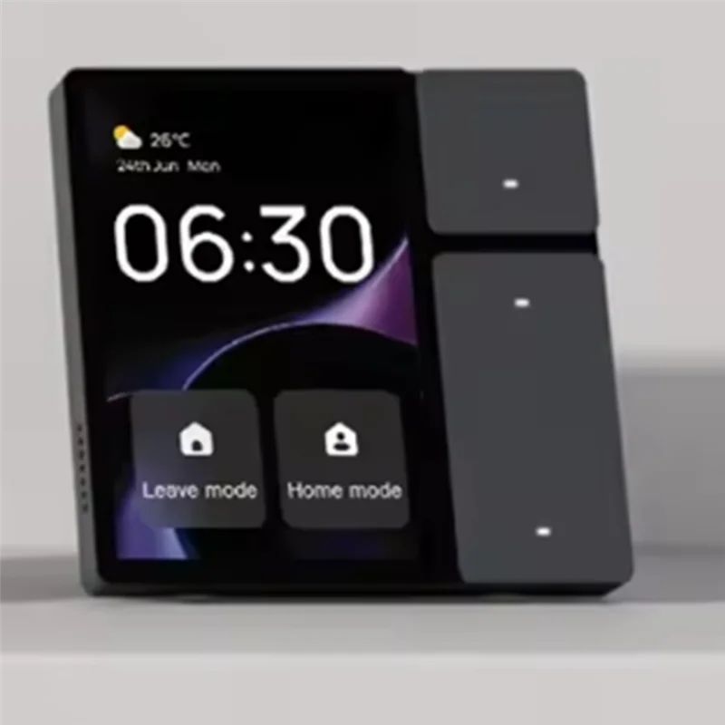 Nuovo--Tuya Per Smart Per La Casa Mini Pannello di Controllo 3.5 Pollici IR Funzione Remota 3 Gang Interruttore Relè Per La Gestione Domestica Intelligente