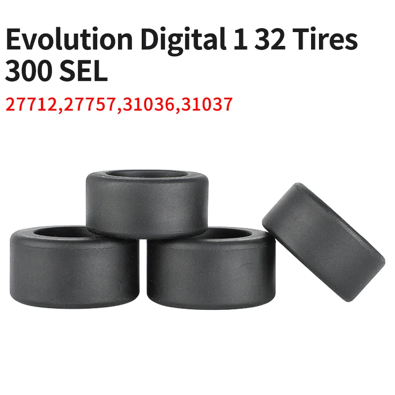 

Slot Car Tire Carrera Digital Evolution 1 32 1/32 Tires 300 SEL 27712 27757 31036 31037