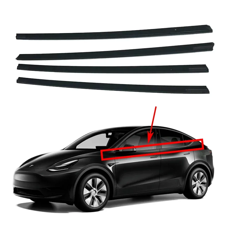 

Уплотнительная лента для наружных оконных молдингов, подходит для Tesla Model Y, индивидуальные изделия
