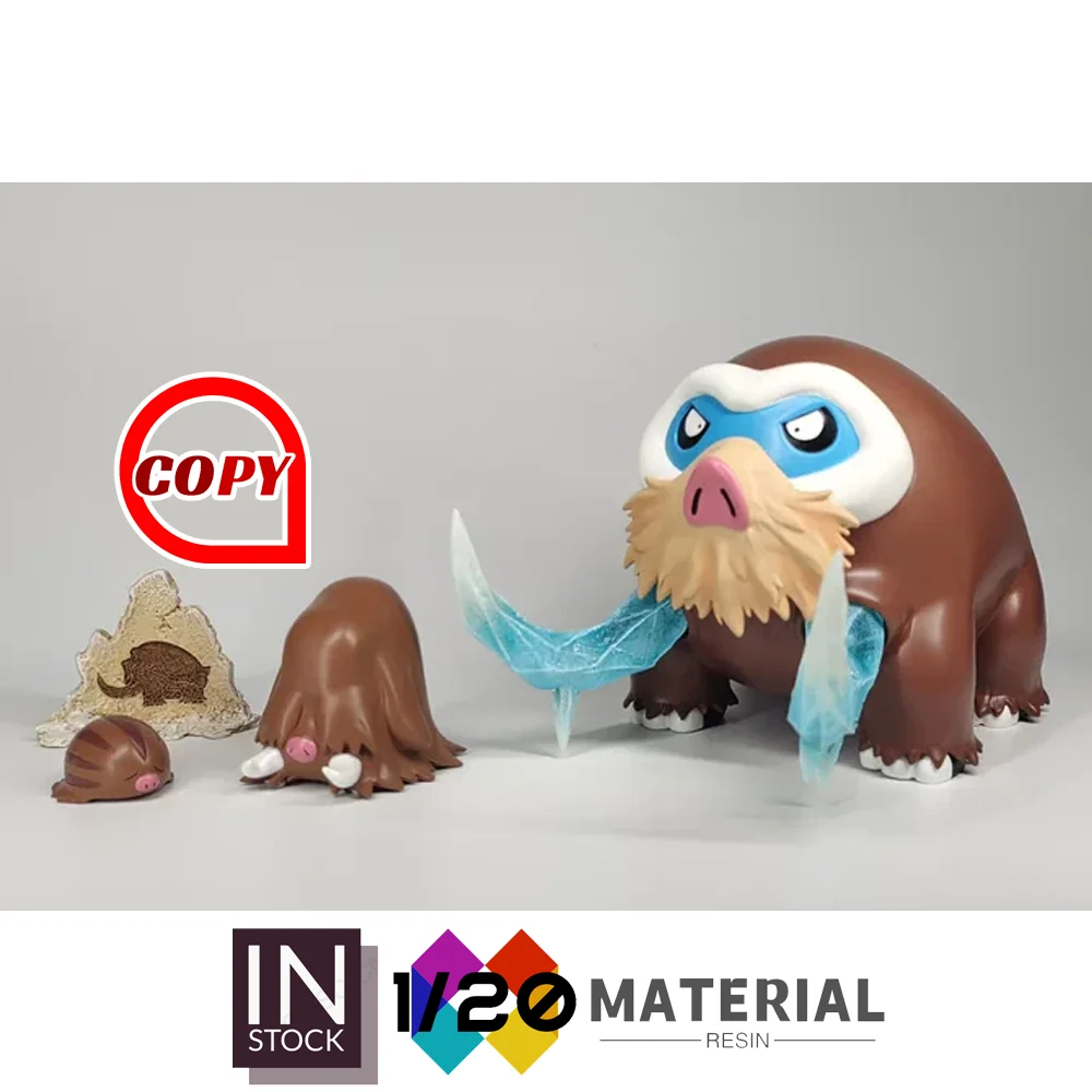 

[В наличии] 1/20 Смола Scale World [COPY PALLET T] — Swinub & Piloswine & Mamoswine