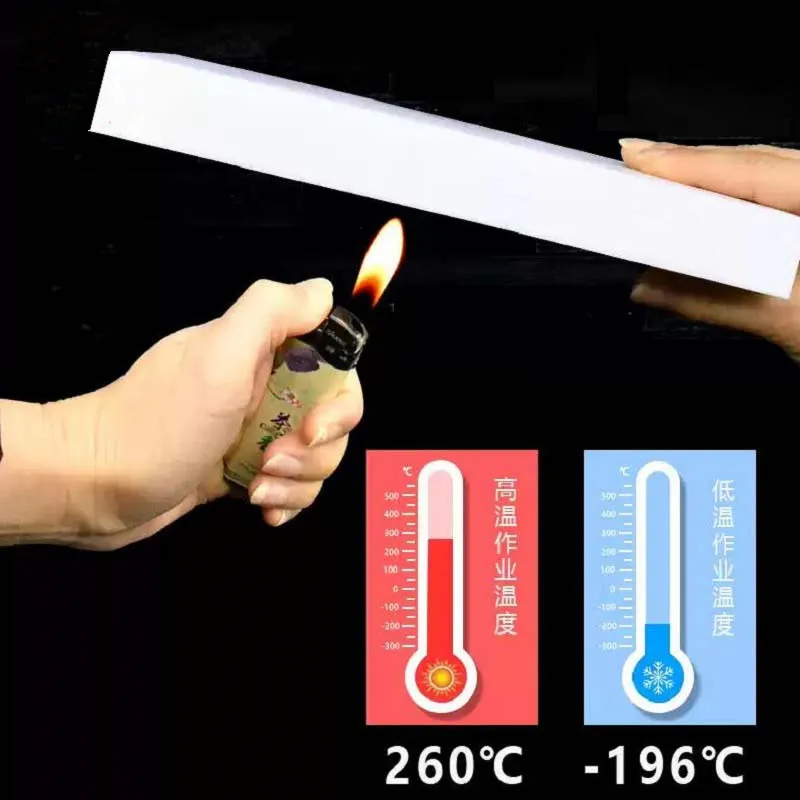 1 mm/2 mm/3 mm dicke PTFE-Platte, PTFE-Plattenblock, Polytef-Platte, korrosionsbeständige Bearbeitung, Modellverarbeitung für technische Dichtungen