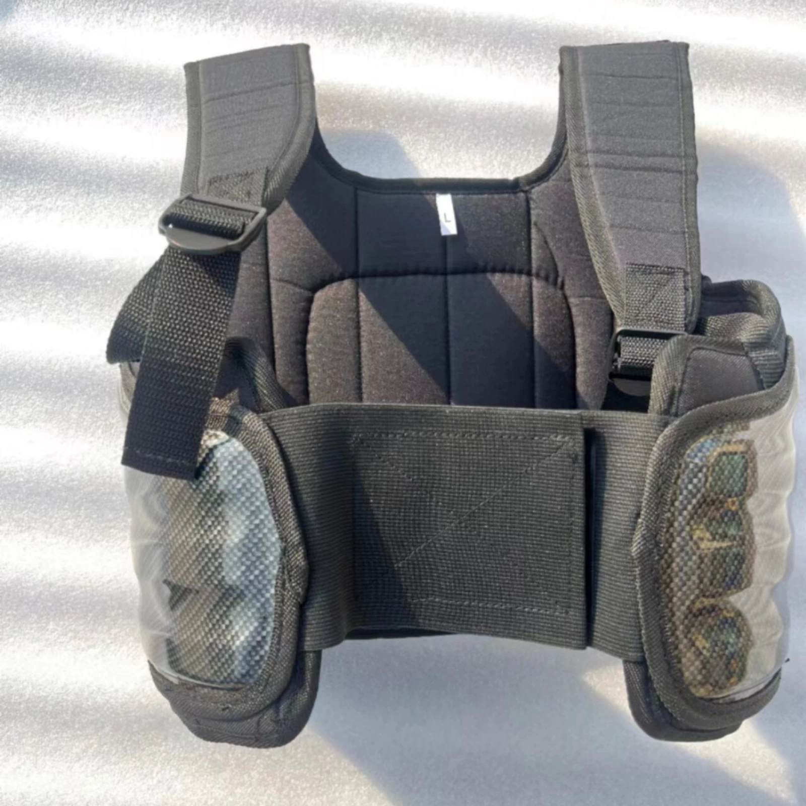 Karting Chest Guard Padded Chest and Rib Protector Karting Rib Protector Sewn Binding Ergonomic Design