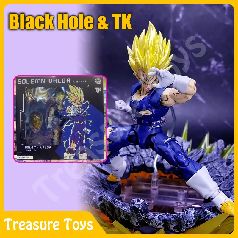 Trou noir & TK Dragon Ball Z SHF Super Saiyan SSJ Majin végéta pleine puissance dommages au combat Anime figurines modèles cadeaux jouets