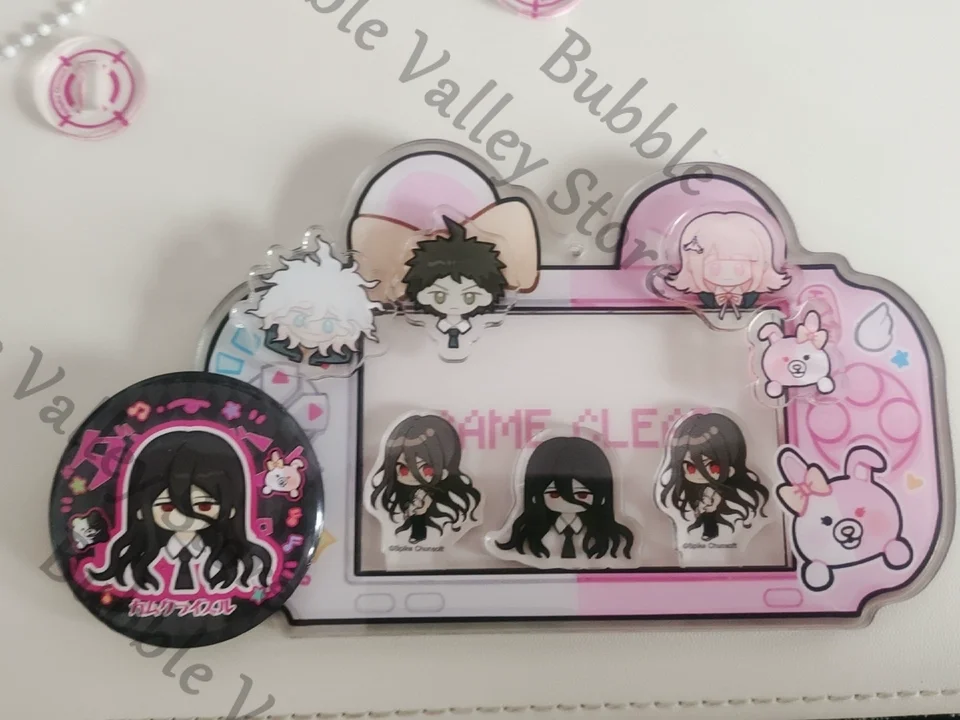 Anime Danganronpa Nagito Komaeda Kokichi Oma Enoshima Junko Cosplay Cartoon Shake Fighter Acrylic Game Shell Standing Sign Gift - view 5