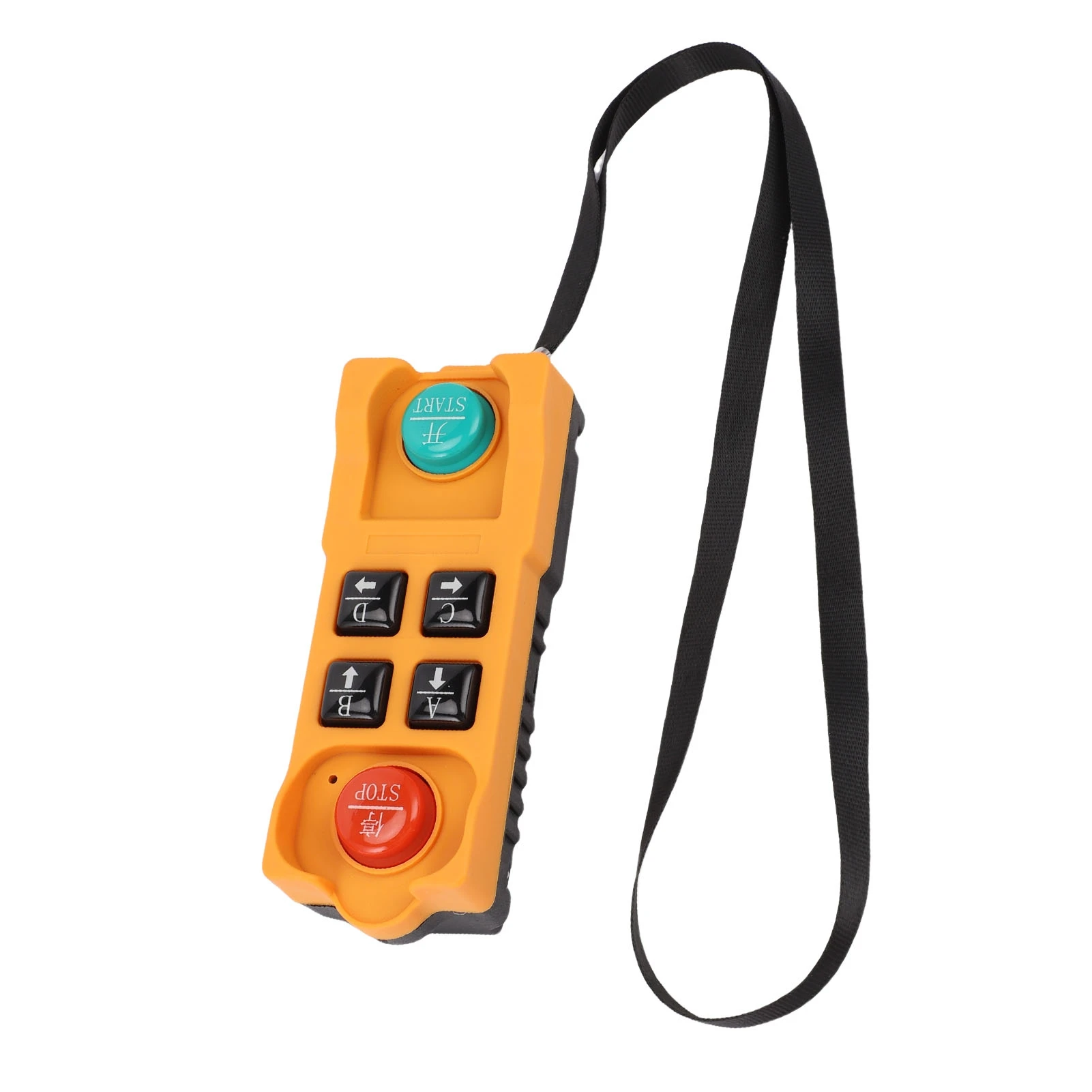 W4 Crane Wireless Remote Control Receiver Set 4 Way Single Handle Electric Hoist Controller for Industrial Bridge Truck Crane