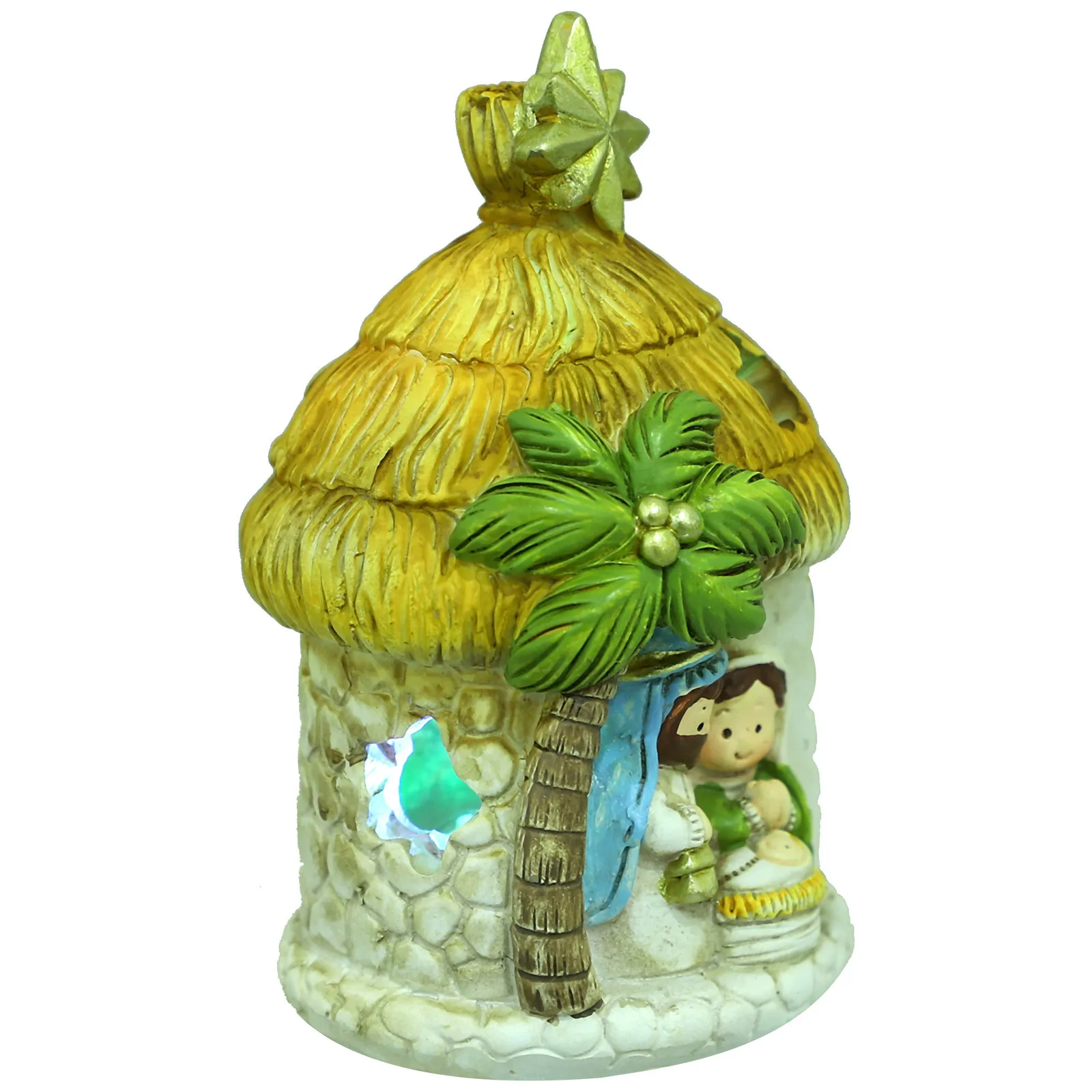 

Resin Religious Scene Ornament Exquisite Nativity Sculpture Christmas Jesus Birth Decoration Resin Statue