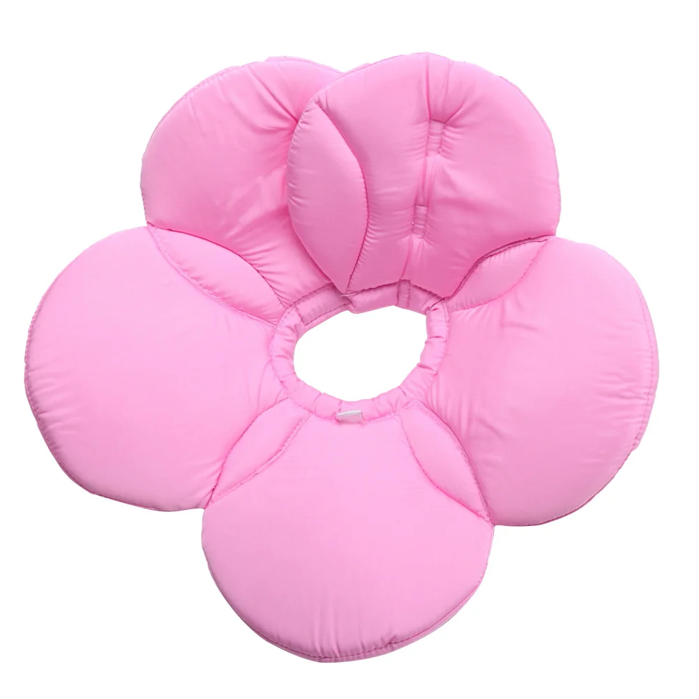 

Pet Recovery Collar Cloth Adjustable Dog Cone For Wound Healing Lightweight Washable Puppy Cat Neck Protector S Green