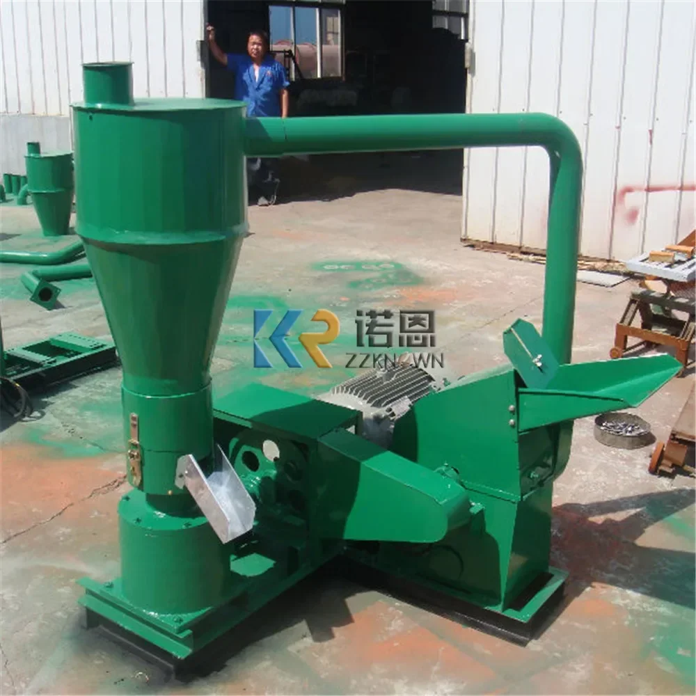 Pelletizer Hammer Mill Combined Pellet Making Machine for Producing Biomass Wood  Animal Feeds