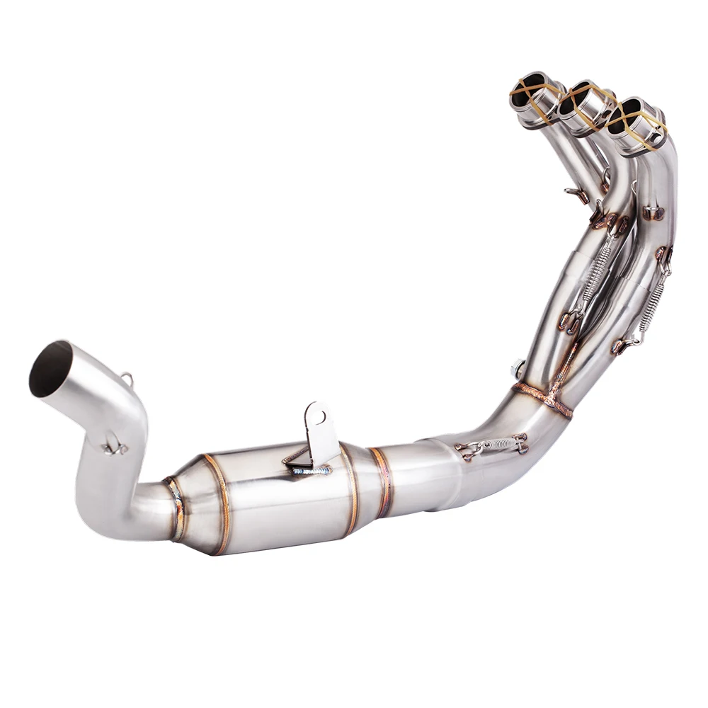 

STLF Motorcycle Exhaust Escape Full Systems Front Link Pipe Connect 51mm Muffler Slip on for MT-09 MT09 FZ-09 2021 2022 2