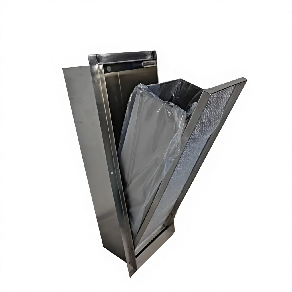 Modern Embedded Rubbish Bin Frameless Recessed Trash Can Niche for Apartments Luxury Hotel Bathroom Project Refuse Bin Niche