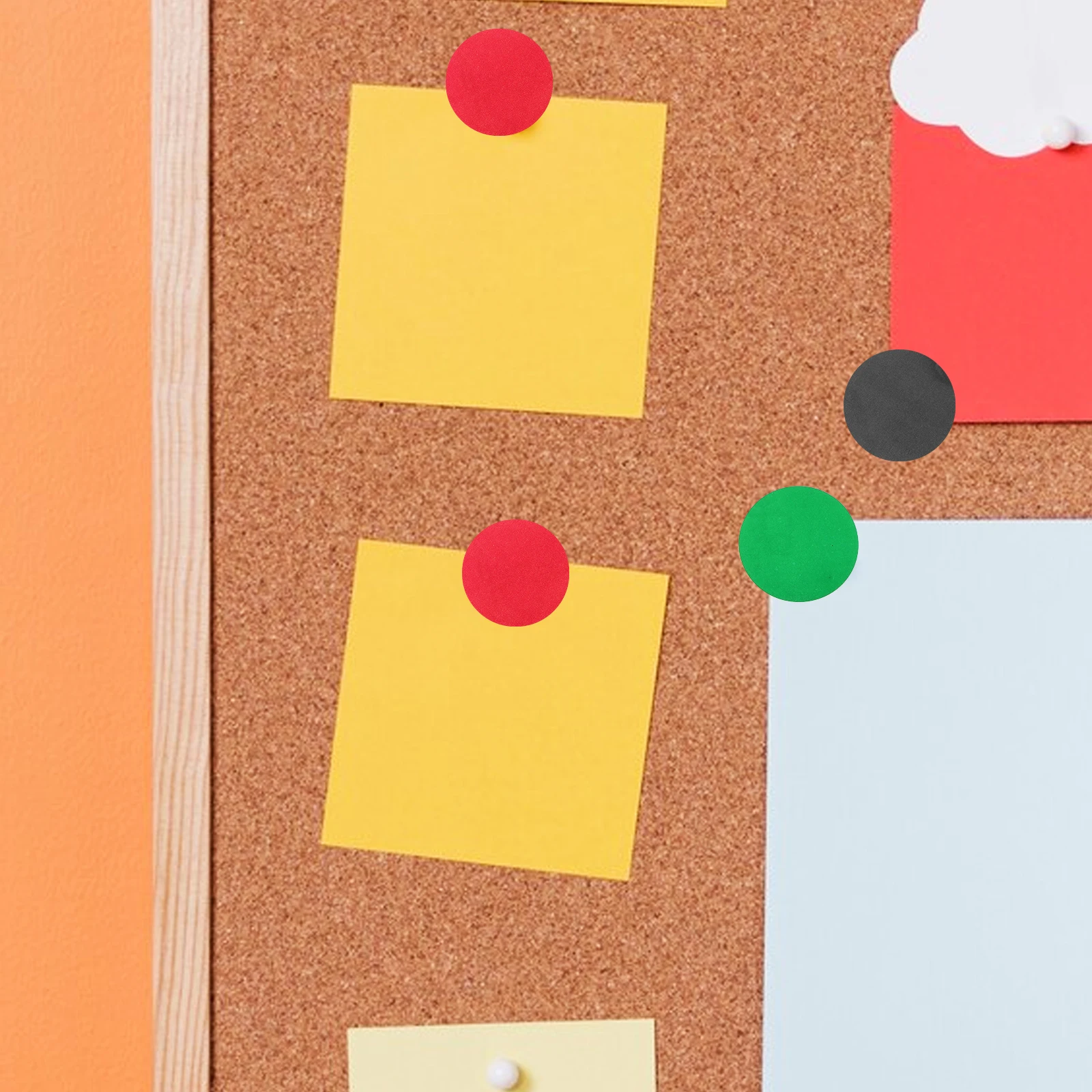 

6 рулонов цветных точечных наклеек, круглые этикетки, самоклеящиеся наклейки для папок с файлами, школьные сделай сам