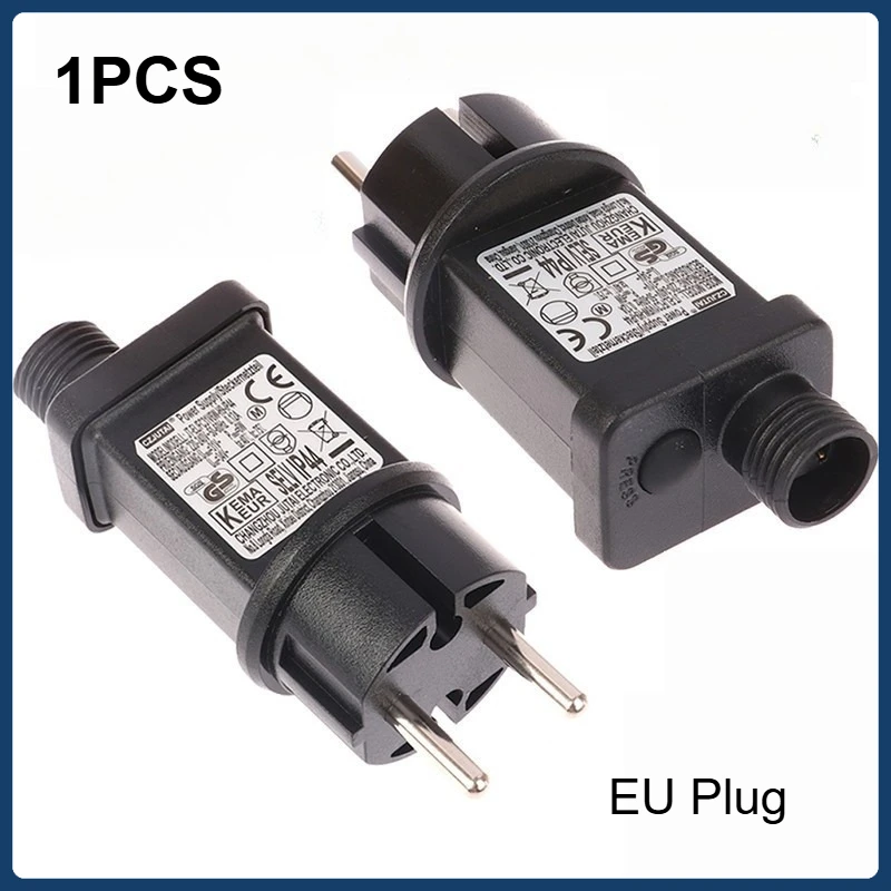 1PCS Lighting Transformers 31V 6W LED String Lights Power Adapter IP44 Transformer For Christmas Tree Lamps Accs EU US Plug