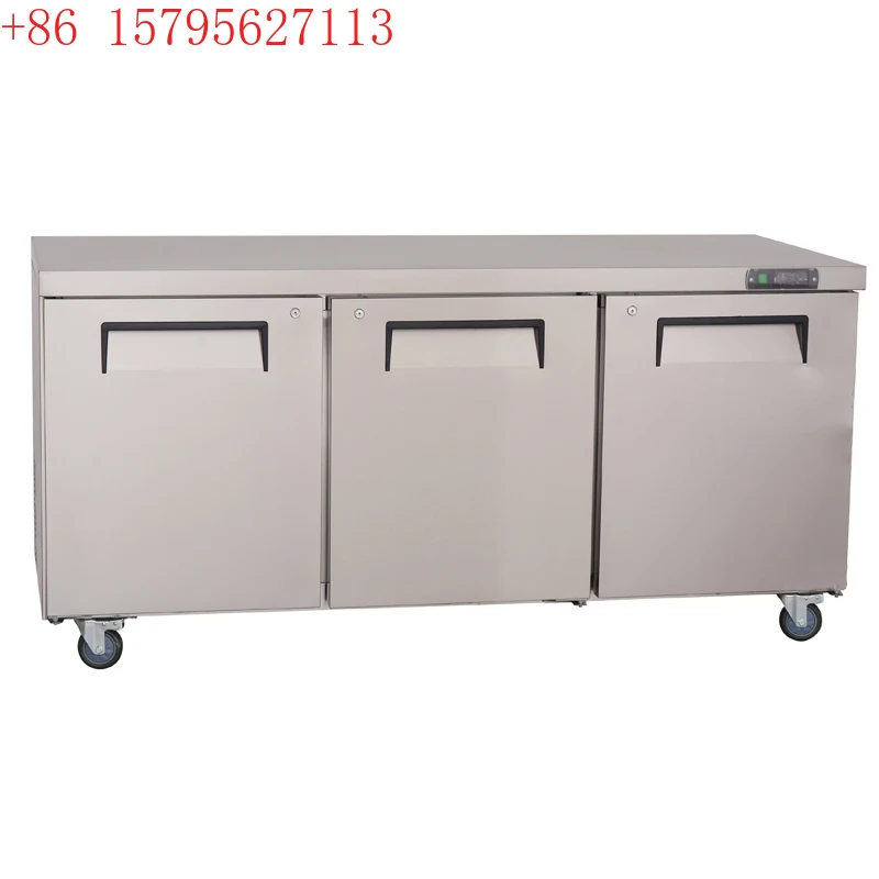 

Холодильное оборудование с воздушным охлаждением, морозильная камера для мяса, коммерческий холодильный стол из нержавеющей стали для кухни