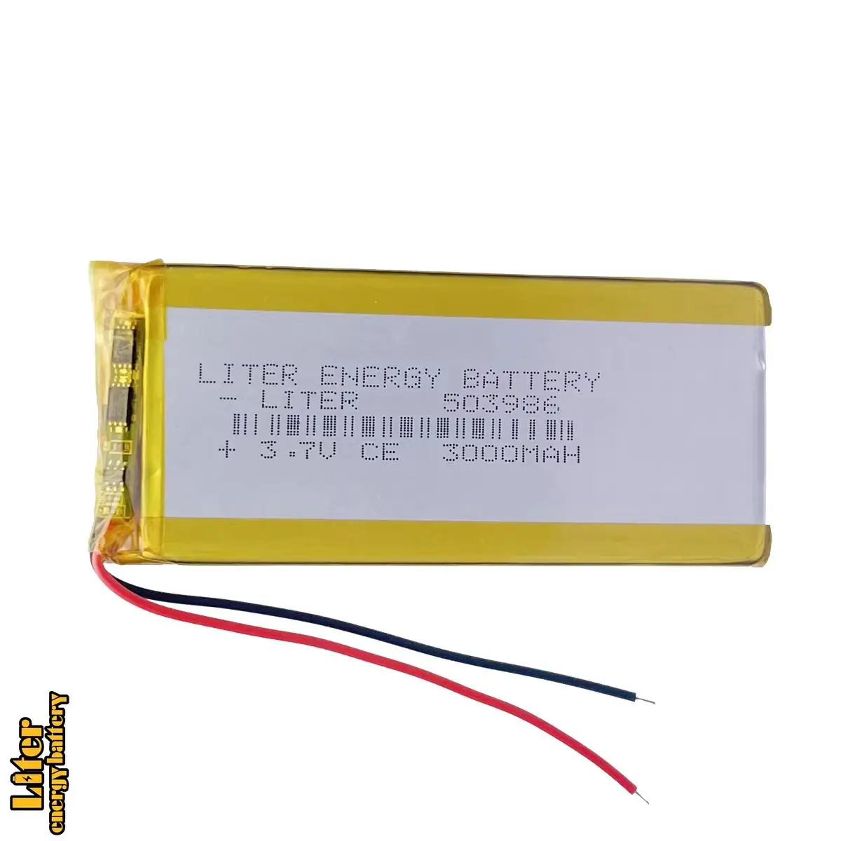 3.7V polymer lithium battery 503986 3000mAh instrument navigation rechargeable batteries