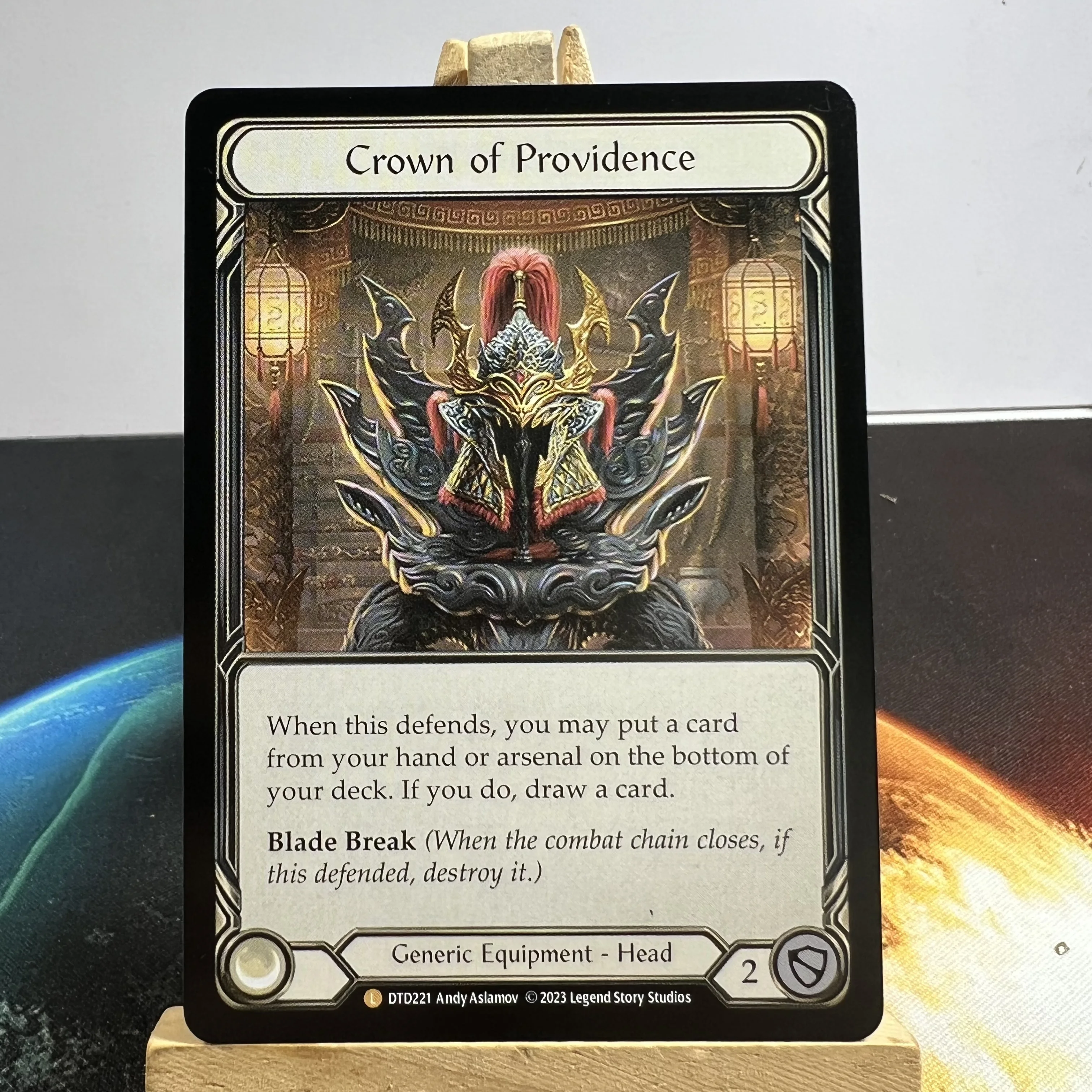 FAB Proxy Card TCG Bloodsheath Skeleta Metacarpus Node Breeze Rider Boots Gambler's Gloves Code Levia، Reeded Crown of Provid #3