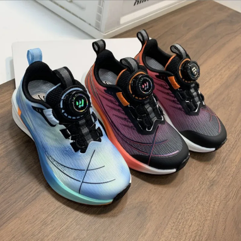 

Children's Shoes 2025 Autumn New Boys' Button Casual Sports Shoes Medium sized Children's Girls' Lightweight Running Shoes