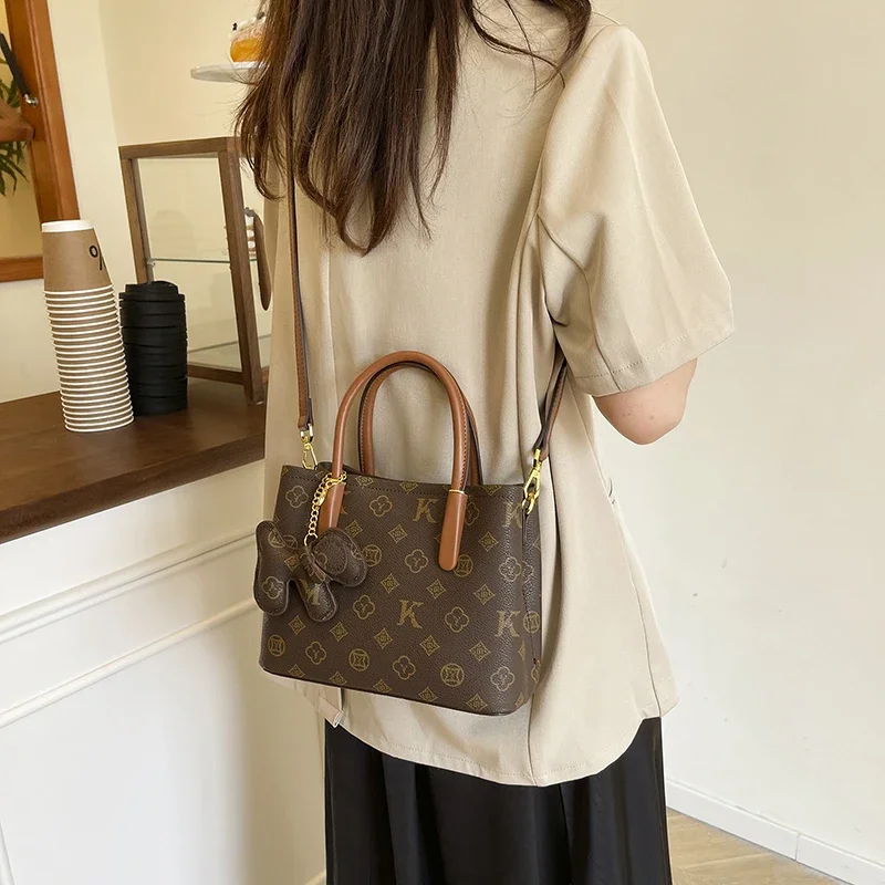 

Женская роскошная кожаная стильная модная классическая сумка через плечо Элегантная дизайнерская сумка через плечо для ежедневного использования