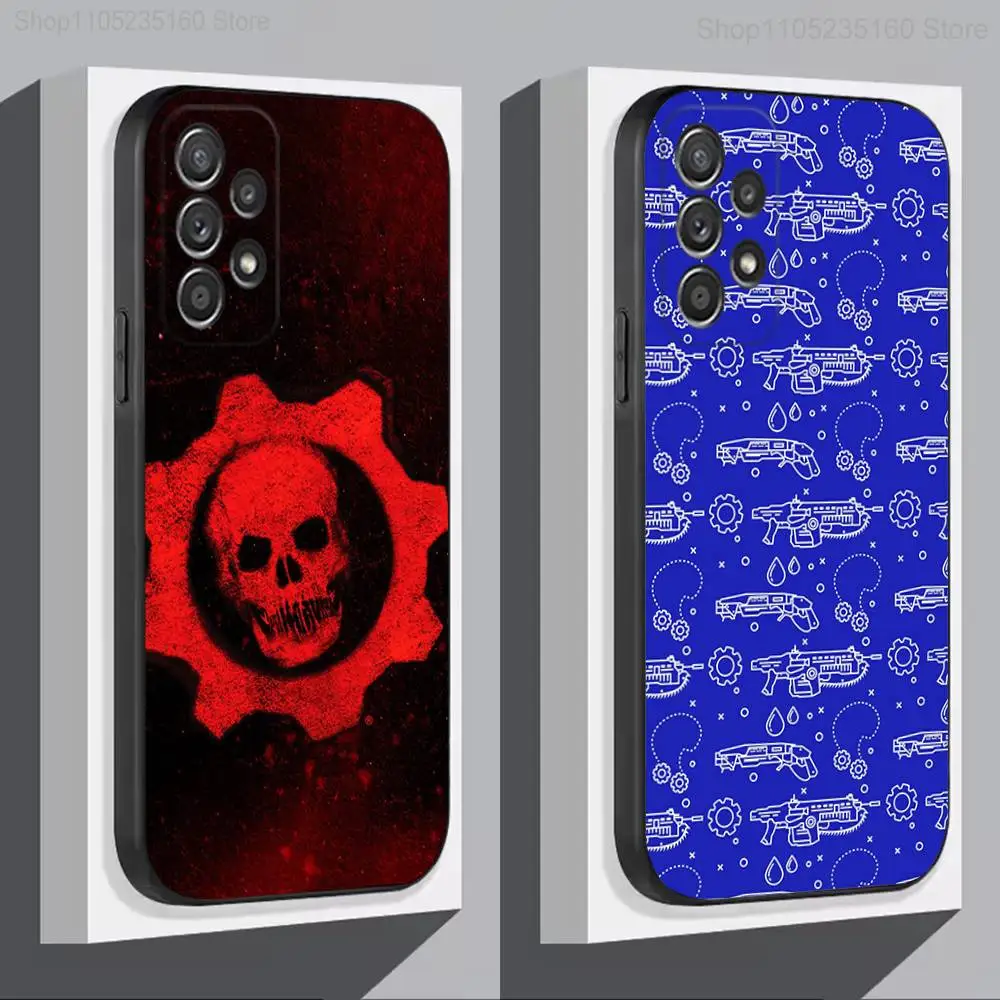 

Game G-Gear Of Wars Phone Case For Samsung S 25,24,23,22,30,21,10,9,Ultra,Plus,Lite,FE,4,5G Black Soft Case