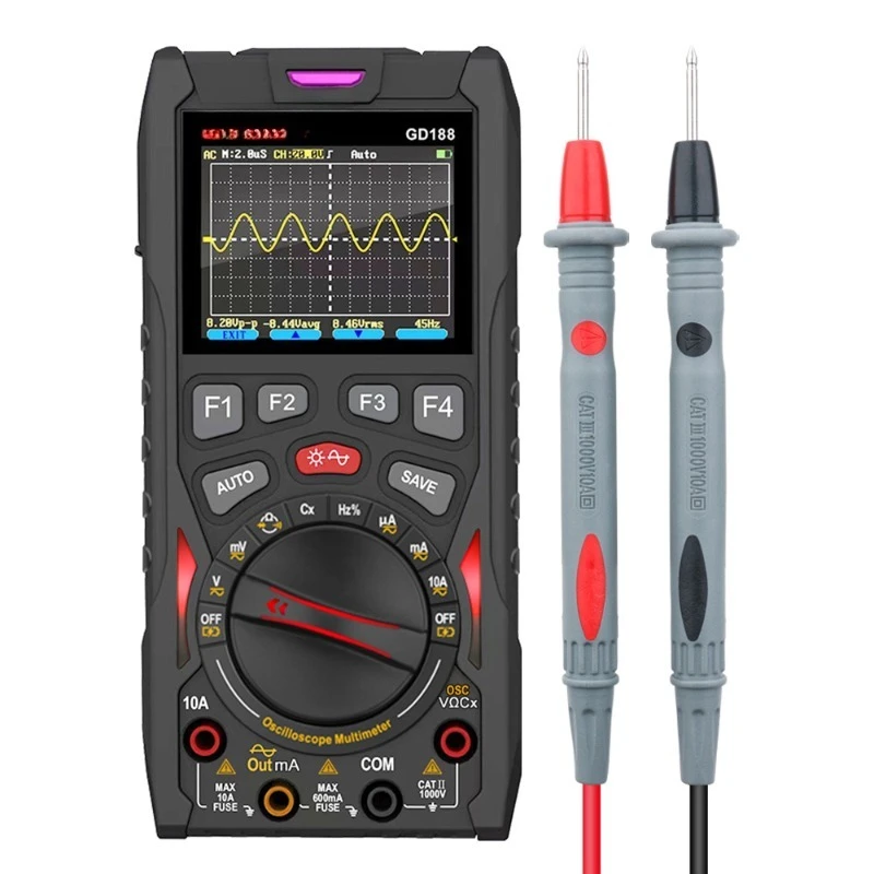 

Handheld oscilloscope multimeter + signal source (3 in 1) digital high-precision multimeter cross-border explosion