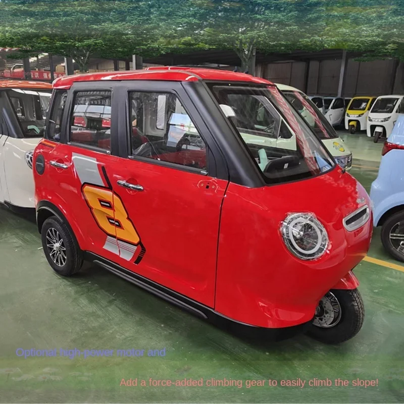أفضل بيع مركبات الطاقة الصغيرة الجديدة المغلقة 2 أبواب دراجة ثلاثية العجلات الكهربائية الصغيرة لمركبات الركاب