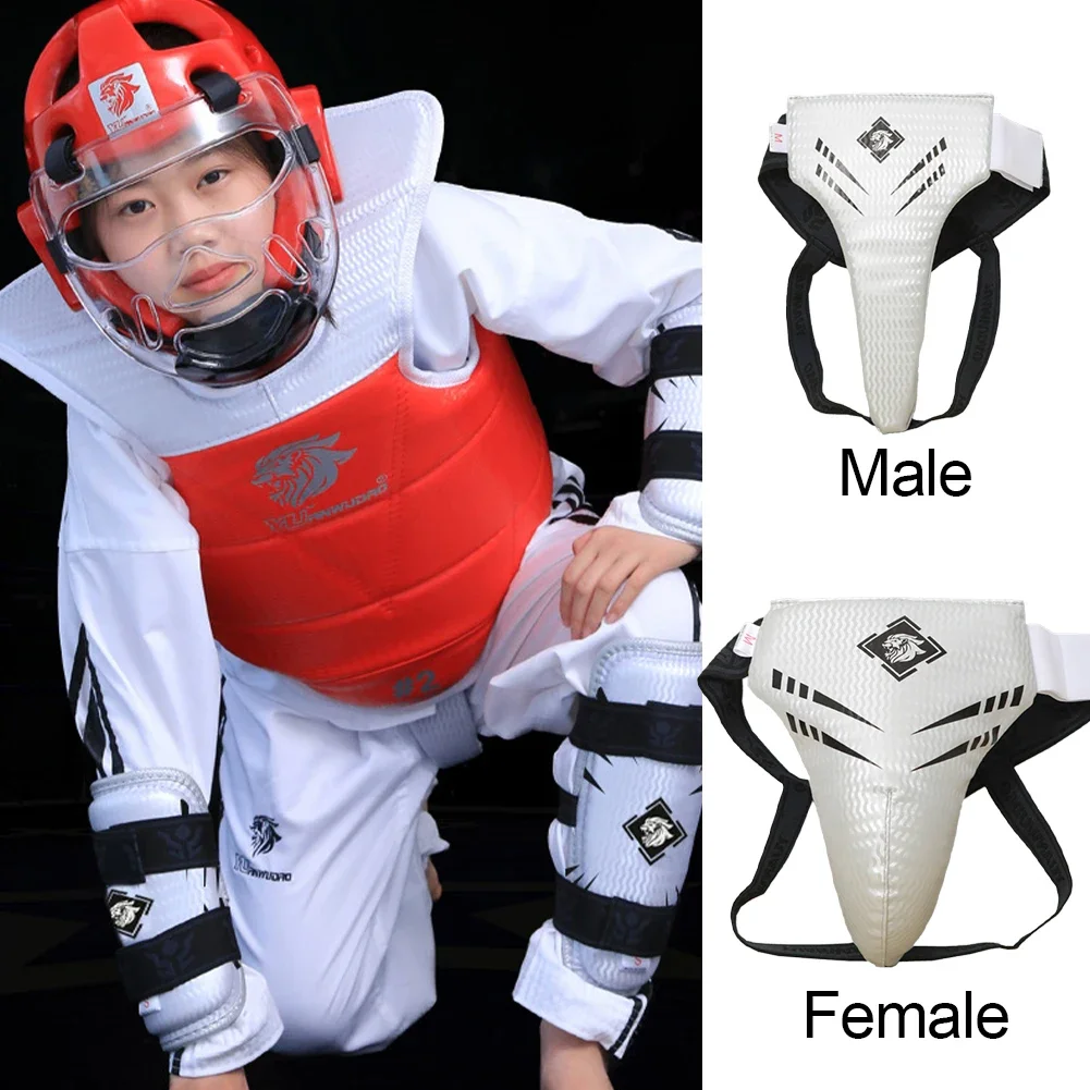 Hot Sale Adult Male Red MMA Crotch Protector TKD Karate Groin Guard Child Men Groin Protector Kick Boxing Protection Jockstrap