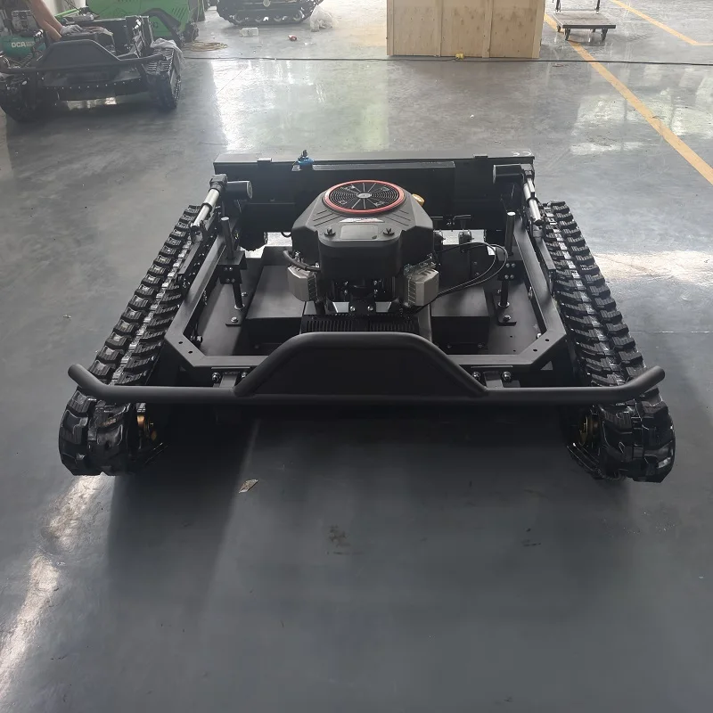 Remote Control Lawn Mower,1200mm Cutting Width ,Waterproof Design for Large Fields10-70°All-terrain Crawler Mower