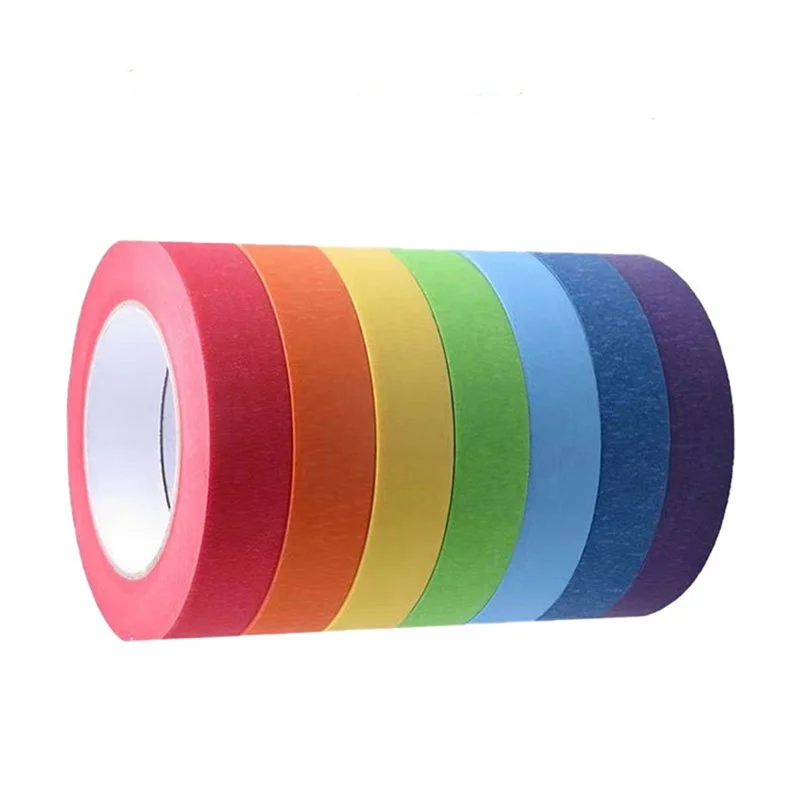 

ABUP-Colored Masking Tape,Colored Painters Tape For Arts And Crafts,Drafting Tape,Craft Tape Tape Paper Tapecolorful Tape,E Dura