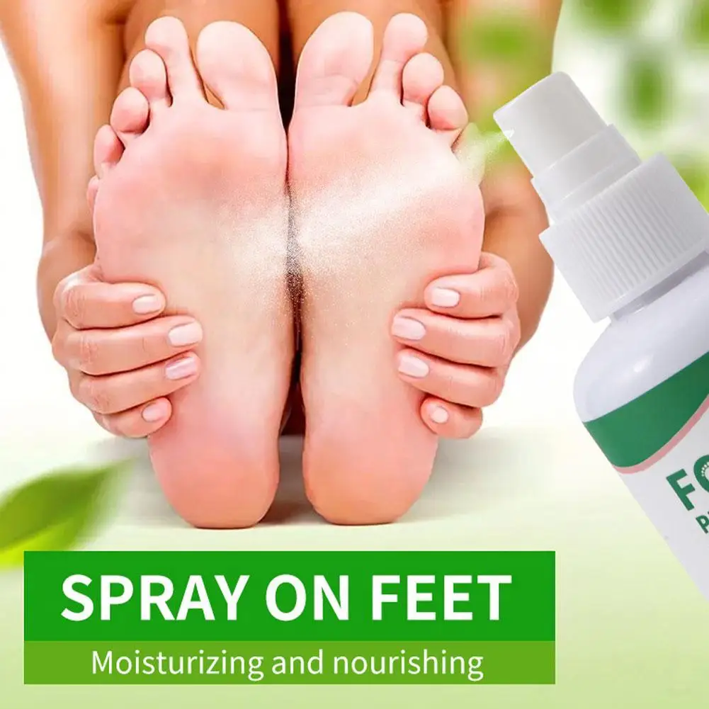 Semprotan Pengelupasan Kaki 100Ml, Pengelupasan Kulit dengan Lembut, Bakteriostatik, Penghilang Bau dan Kapalan Perawatan Kulit Kaki