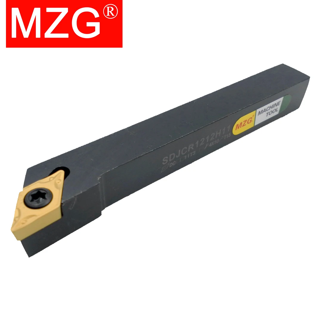 MZG SDJCR SDJCR1010H07 SDJCR1212H07 SDJCR1212H11 SDJCR1616H07 SDJCR2020K11 SDJCR2525 External Turning Tool Holder DCMT Insert