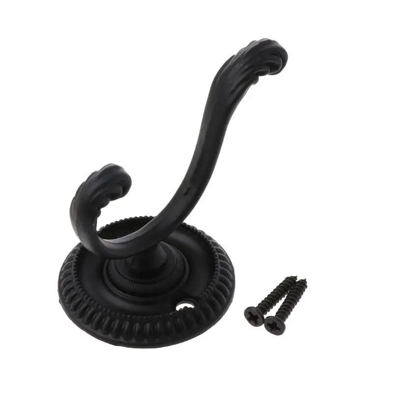 Heavy Duty Robe Hooks Retro Hanger Hooks Decorative Wall Hook for Hanging Hats Towels Bags Coats Keys Easy to Install