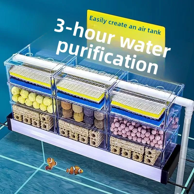 acrylic-aquarium-filter-pump-oxygenator-silent-cycle-water-clarifier-no-need-for-water-changes-aquarium-cleaning-tool