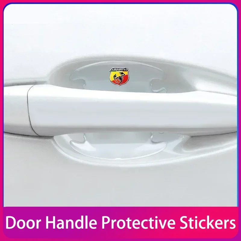 

Car door handle anti-collision strip protection strip Accessories For Abbas Abarth Punto 125/500 Stilo Ducato Car Accessories