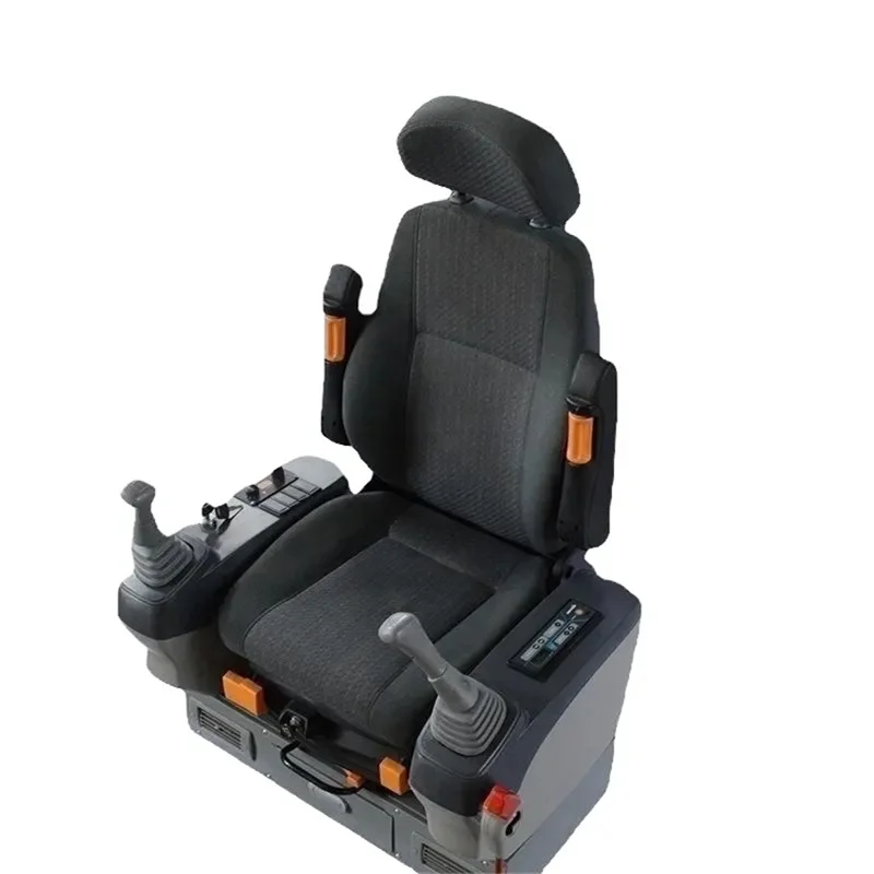 Heavy Truck Linkage Air Shock Seat Excavator With Dual Air Bag Adjustable Seat