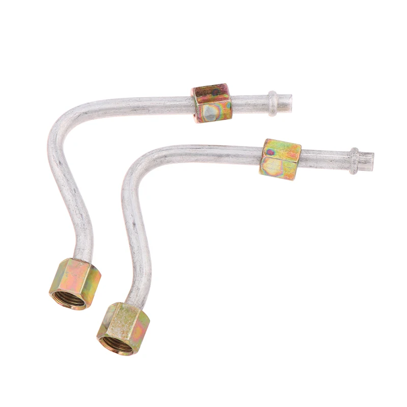 1\5pcs Aluminum Exhaust Pipe 7 Shaped Exhaust Tube Air Compressor Maintenance Improved Performance Sleek Silver Tone