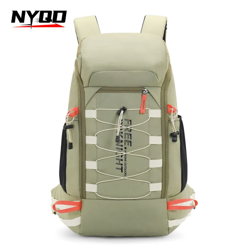 

MEN 40L Mountaineering Backpack Lightweight Travelling Shoulder Bag Outdoor Sports Hiking Backpack with Rain Cover Women