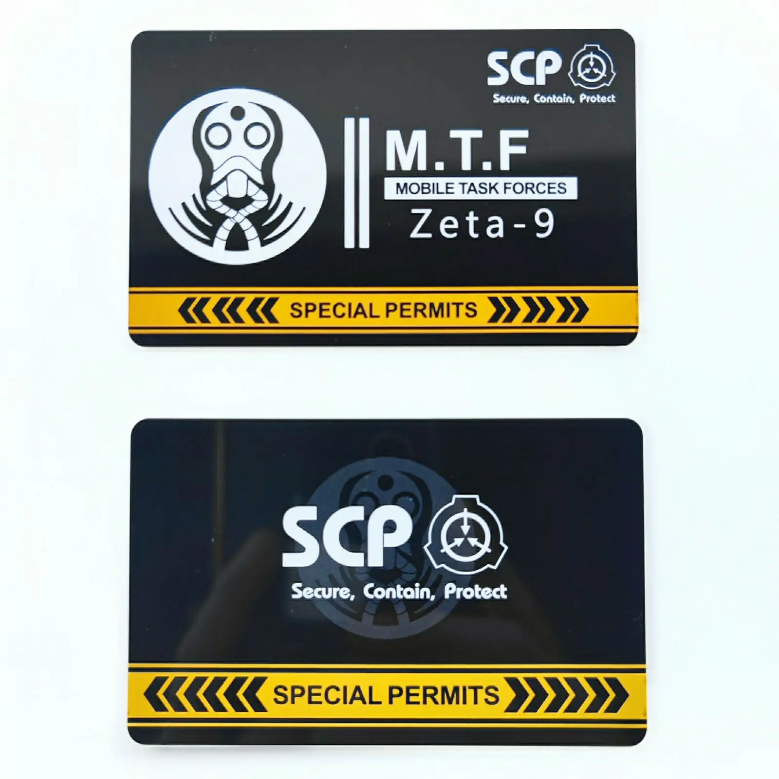 SCP foundation M.T.F mobile task forces PVC hardcard secret GUARD Cosplay card OR-78