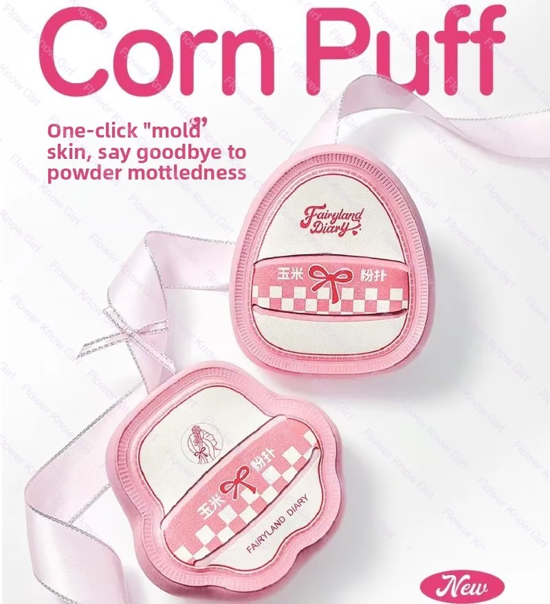 

Faliryland Diary Powder Puff Marshmallow thumb flocking air cushion powder foundation liquid cotton pad
