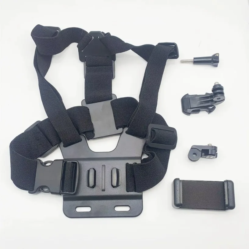 First-person camera accessories Sports camera chest shooting strap live outdoor cycling mobile phone stand image 3