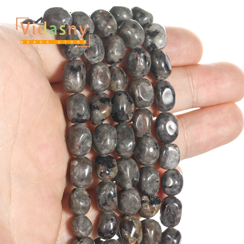 8-10mm Natürlicher Flammenstein Unregelmäßige Ovale Lose Perlen für Schmuckherstellung DIY Armbänder Zubehör – Detail 5
