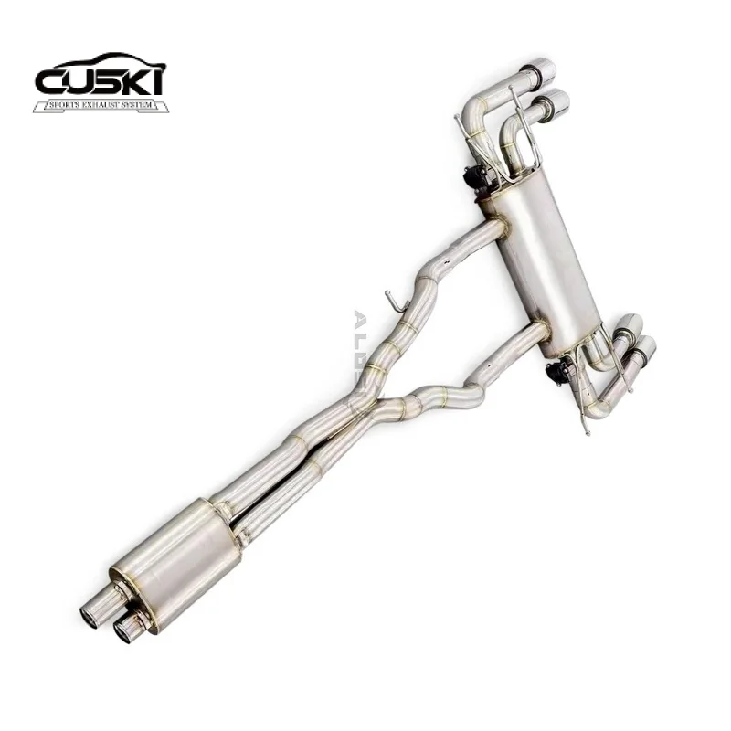 

Задний выпускной клапан из нержавеющей стали, подходит для Jaguar F-TYPE 3.0T 2013-2020, аксессуары для модернизации автомобильных выхлопных газов