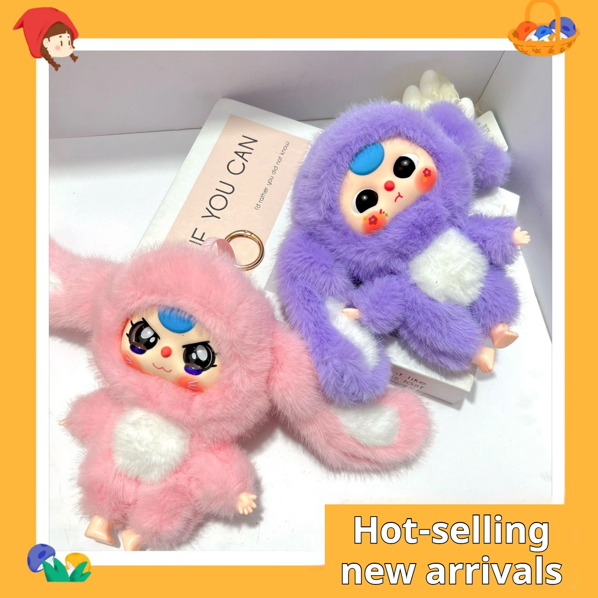 

Spot Baby Три серии слепых коробок Фигурки Креативные милые забавные плюшевые виниловые куклы с кроликом для отправки друзьям подарок на день рождения