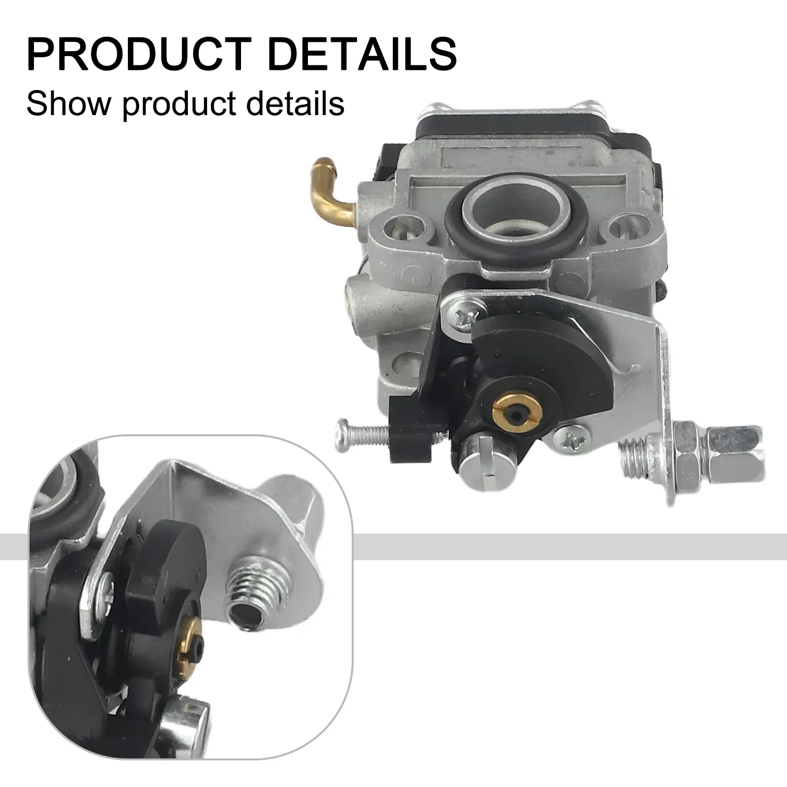 Imagem -04 - Carburador Carb para 4-stroke Hedge Trimmer Escovadora 26cc Cortador de Escova Peças Motosserra Honda Gx31 139 Series mm